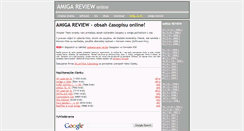 Desktop Screenshot of amigareview.amiga.sk