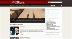 Desktop Screenshot of amiga.cz